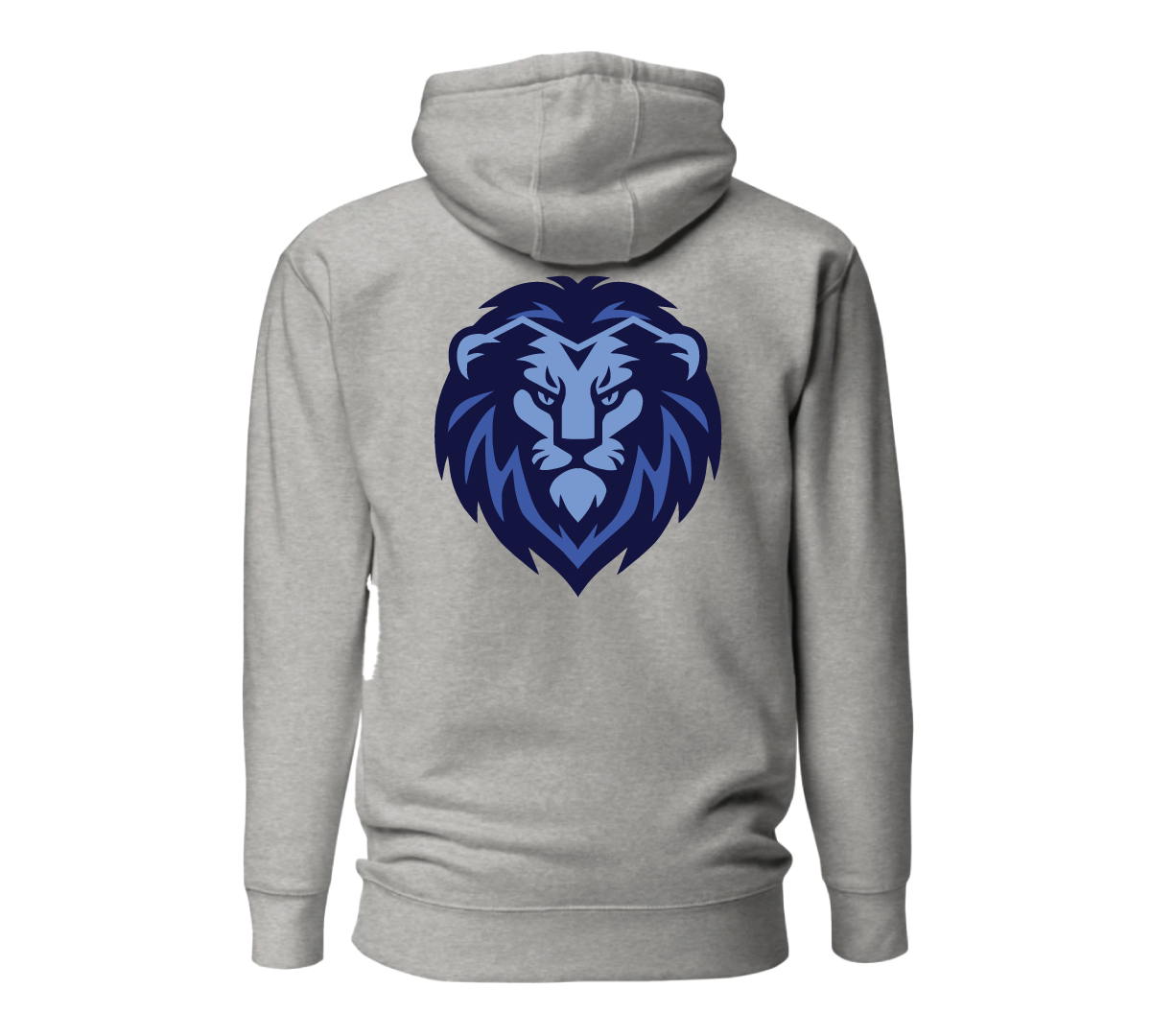 Adult Lion Hoodie - Grey