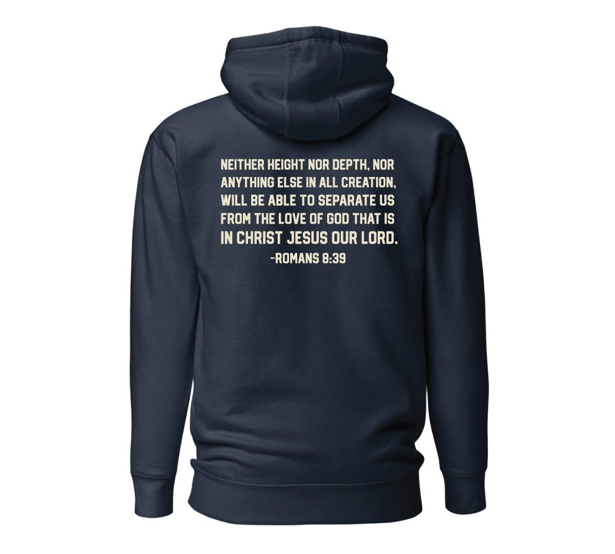 Adult Scripture Hoodie - Navy
