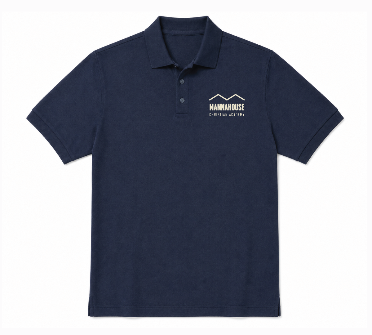 Adult Wordmark Polo - Navy