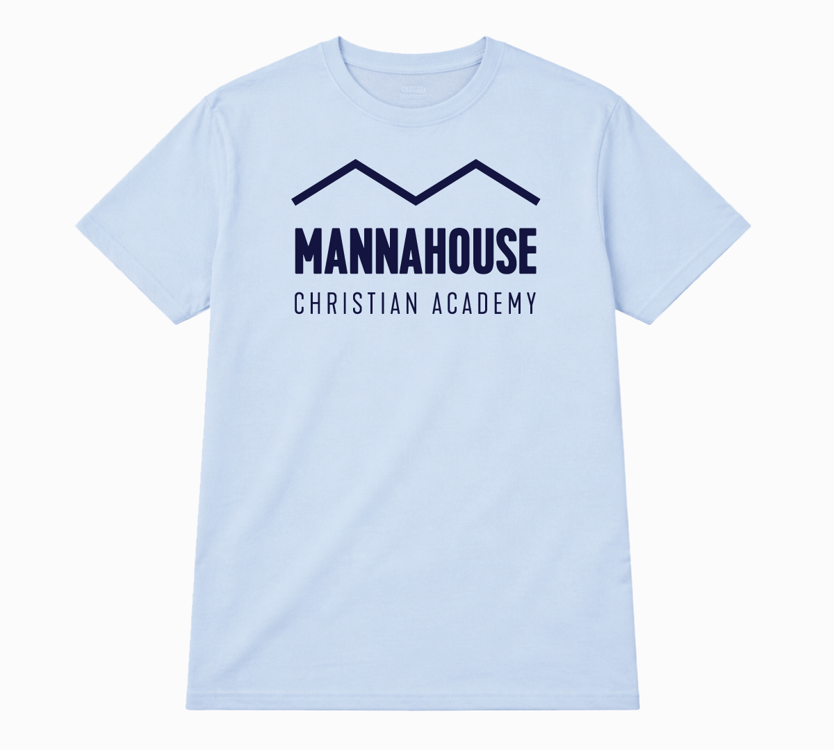 Adult Wordmark Tee - Light Blue
